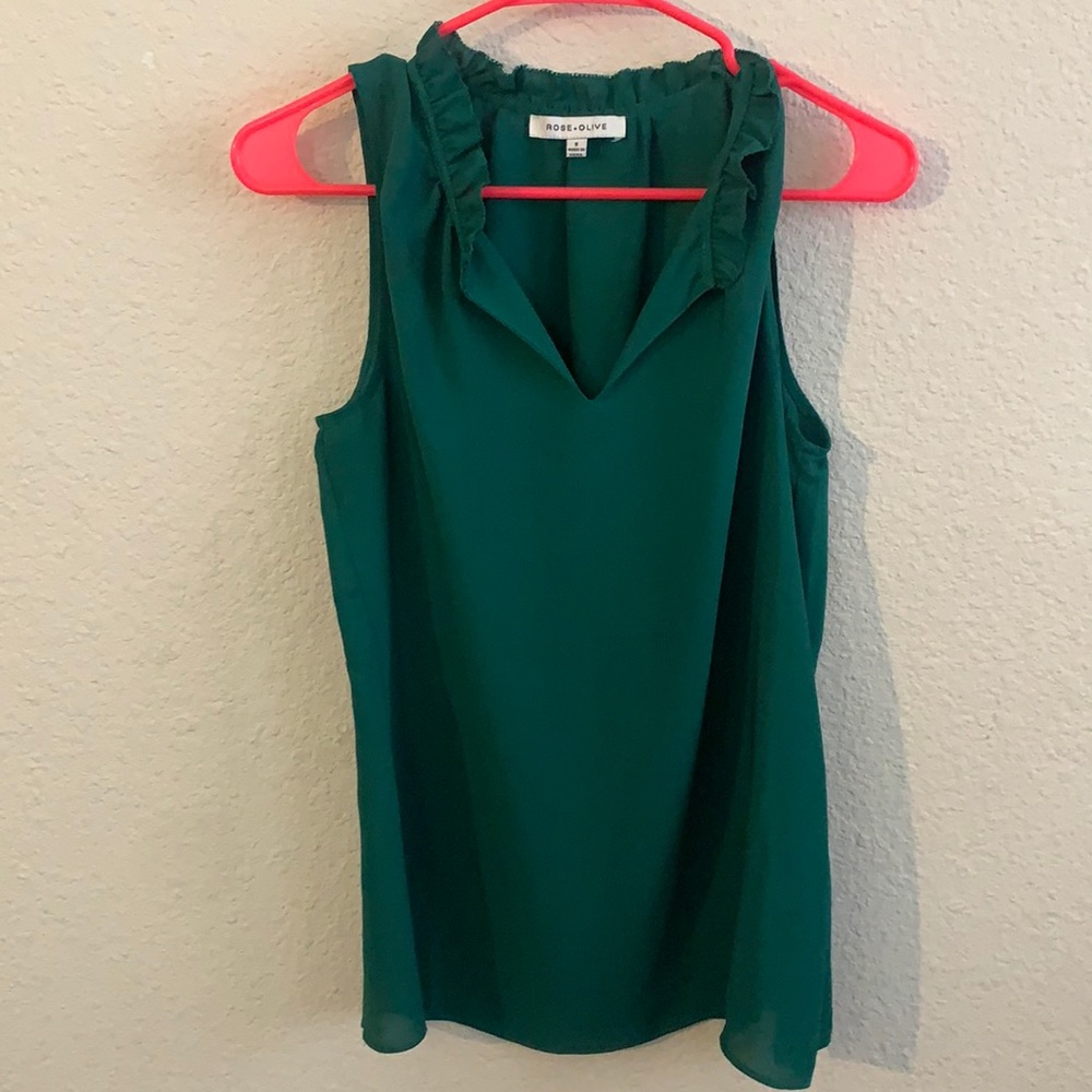 Rose + Olive Tank